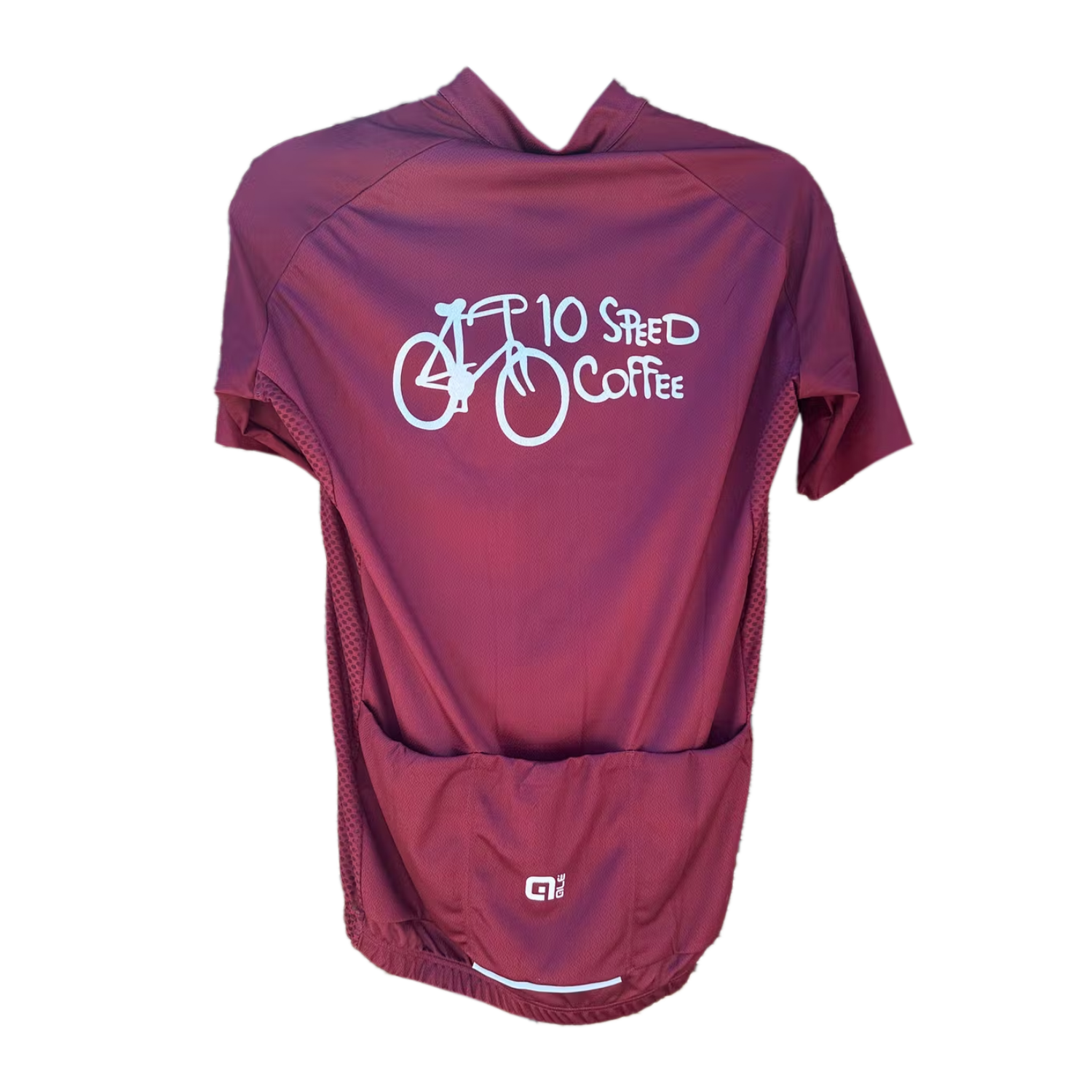 Biker shirt with 10 Speed Coffee logo