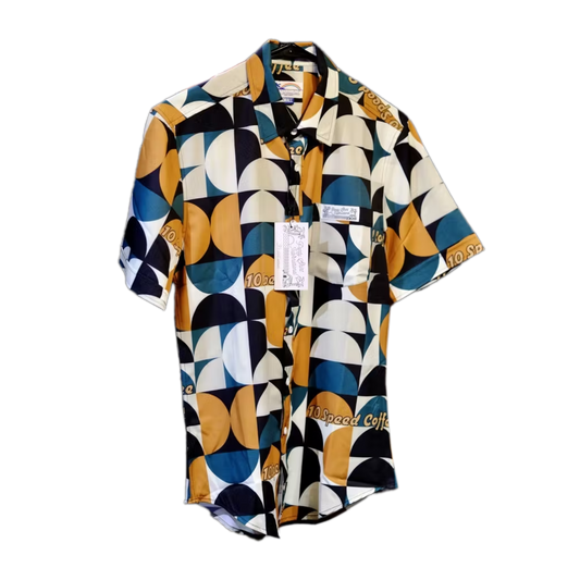 Party Shirt with custom pattern design and 10 Speed logo