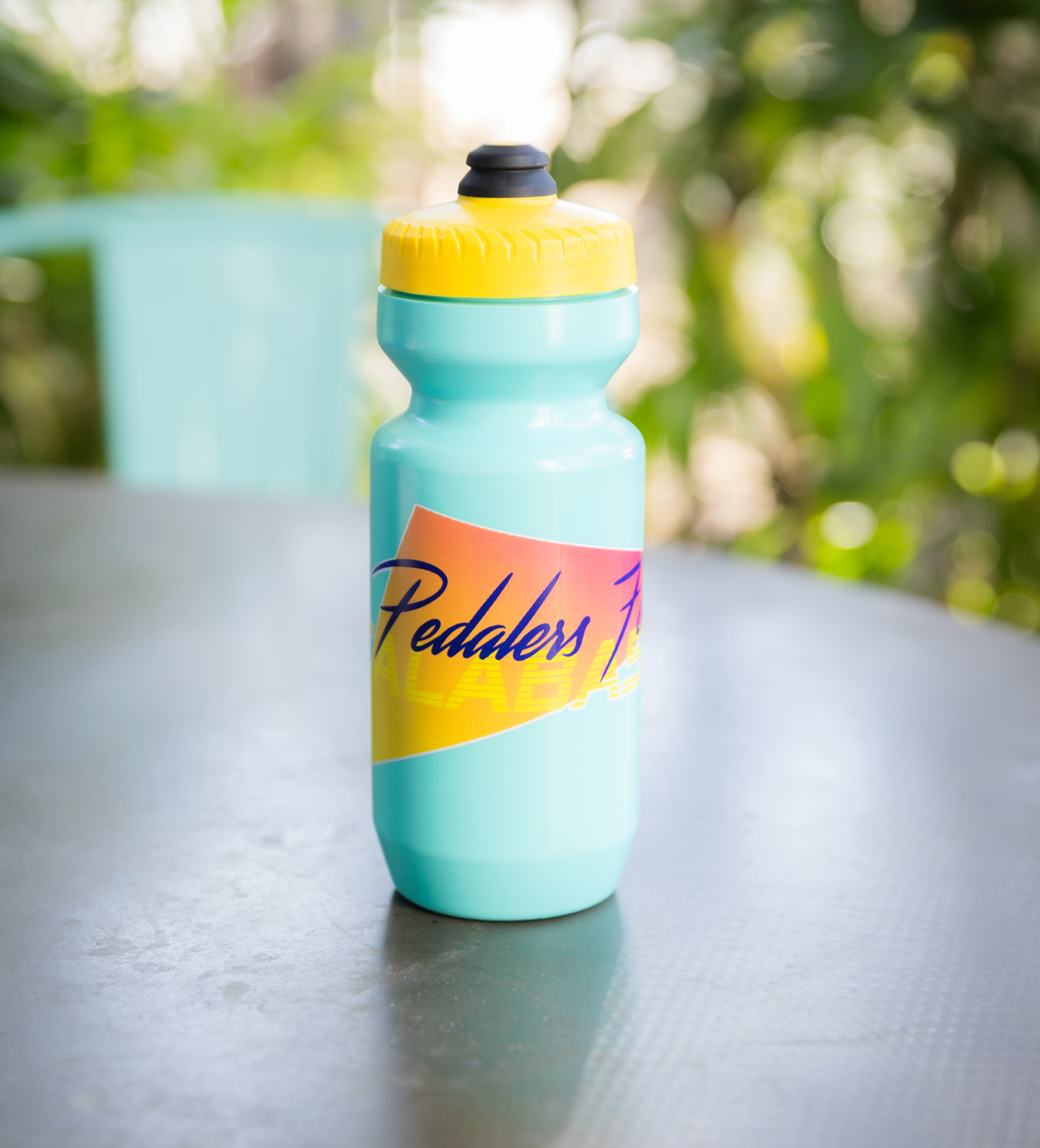 Pedalers Fork Retro Water Bottle