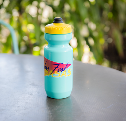 Pedalers Fork Retro Water Bottle